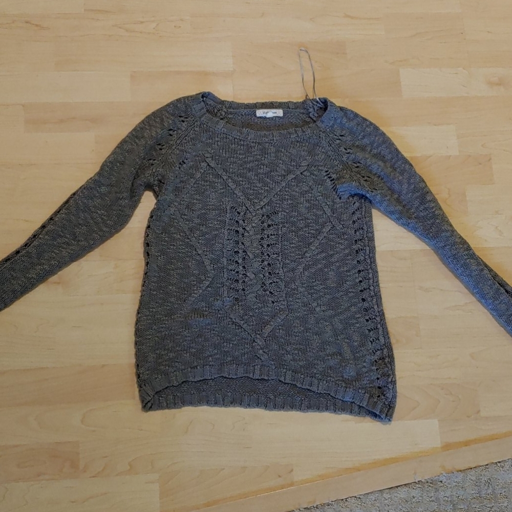 Gray sweater